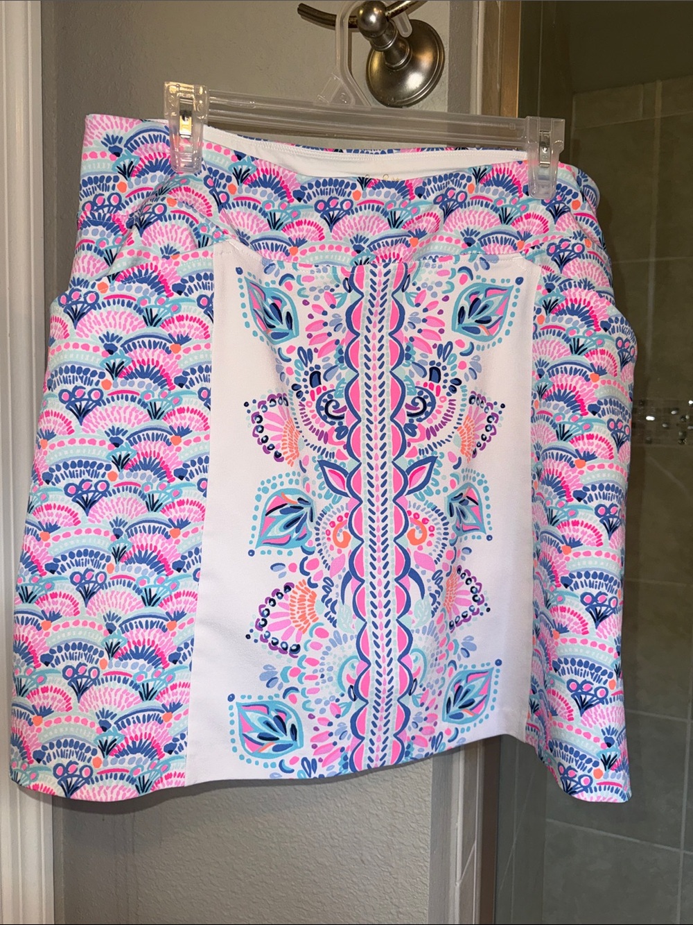 Lilly Pulitzer Monica Skort Resort White Chic Retreat Engineered Golf Size 16